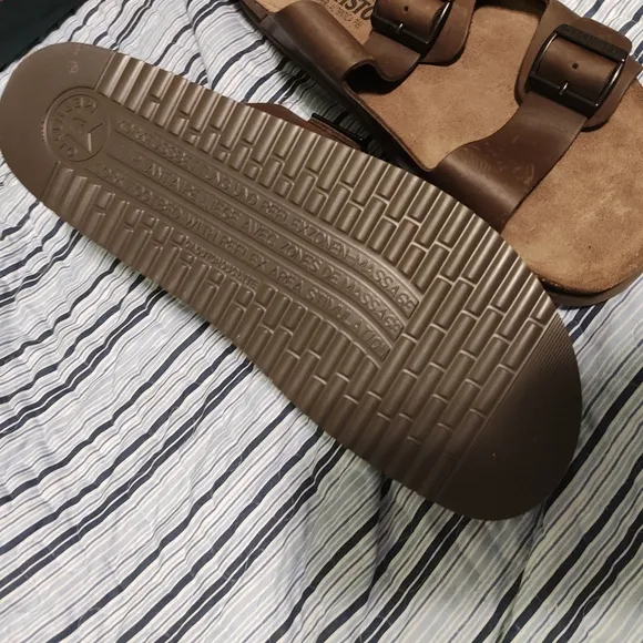 Mephisto Brown Comfort Sandals with Adjustable Straps