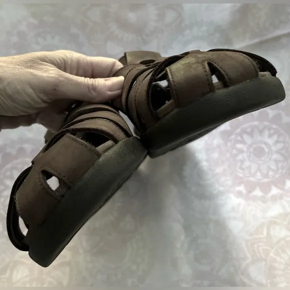 Mephisto Sam Fisherman Sandals 4x Shock Absorbing System Size 46 US 12 B…
