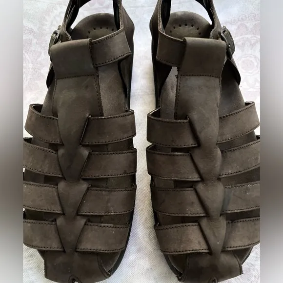Mephisto Sam Fisherman Sandals 4x Shock Absorbing System Size 46 US 12 B…
