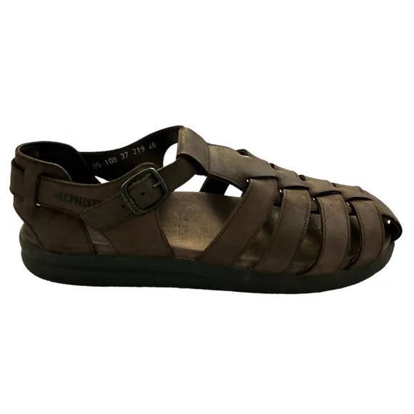 Mephisto Sam Fisherman Sandals 4x Shock Absorbing System Size 46 US 12 B…