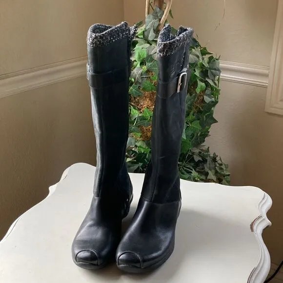 Merrell Boots| Merrell Martina Waterproof Tall Leather Wool Boots Women’s 6.5