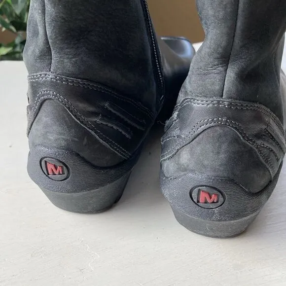 Merrell Boots| Merrell Martina Waterproof Tall Leather Wool Boots Women’s 6.5