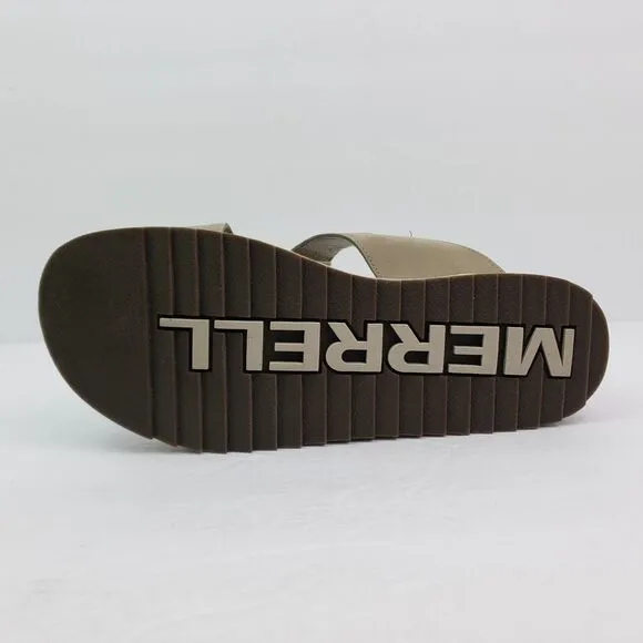 Merrell Juno Wrap Moon Womens Size 8 Leather Slip On Comfort Sandals J000576