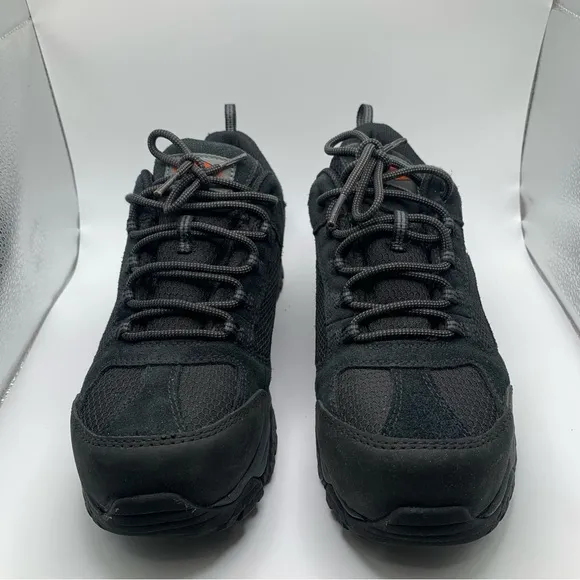 Merrell Men's Moab Onset Waterproof Comp Toe Work Shoe black size 9 M EUC 1491