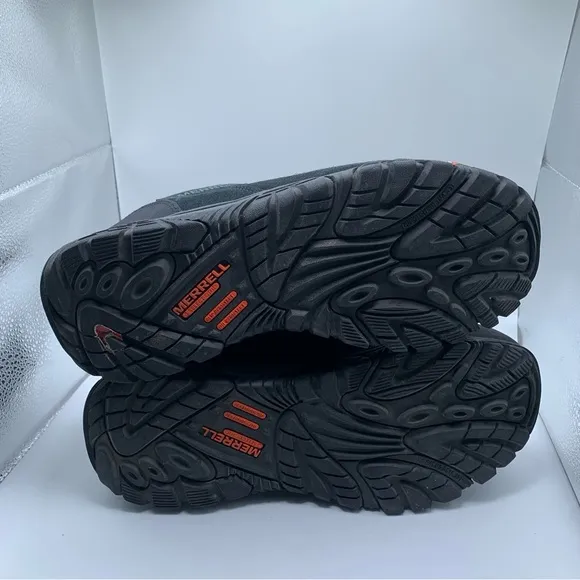 Merrell Men's Moab Onset Waterproof Comp Toe Work Shoe black size 9 M EUC 1491