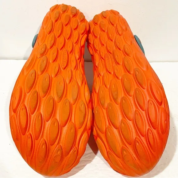 Merrell Men’s Size 14 Hydro Moc Water Sandal Shoes Tangerine Blue Orange