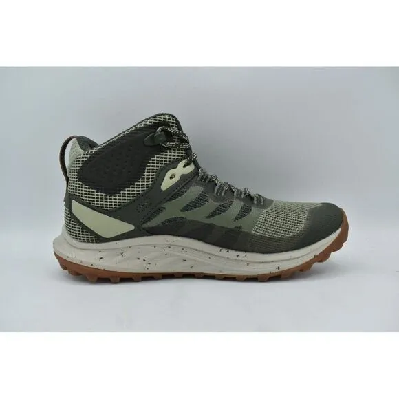 Merrell Women Size 8 Antora 3 Mid Lichen Waterproof Hiking Trail Running Shoes