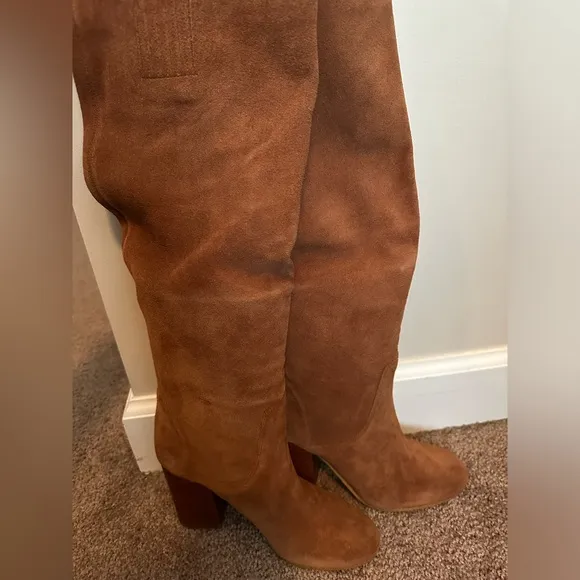 Michael Kors brown suede boots -Size 5!  New in box!