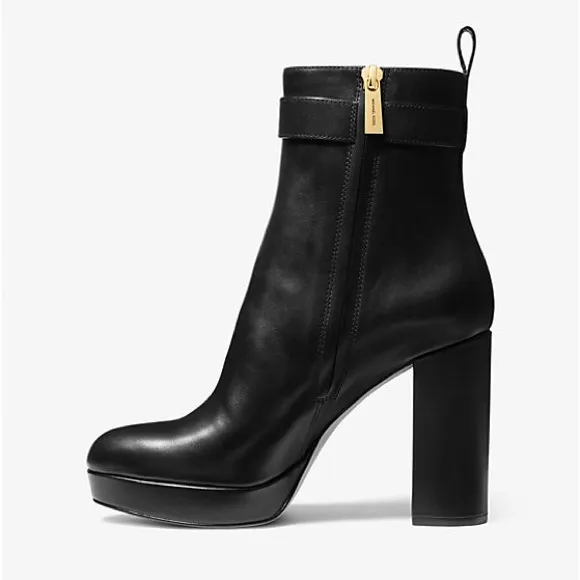 Michael Kors | Parker Leather Platform Boot | Size 9
