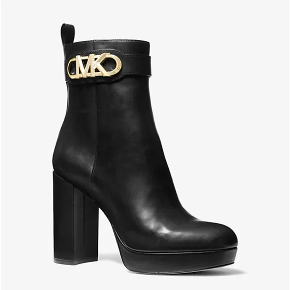 Michael Kors | Parker Leather Platform Boot | Size 9