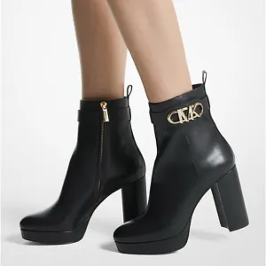 Michael Kors | Parker Leather Platform Boot | Size 9