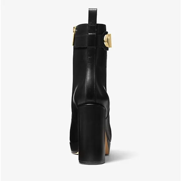Michael Kors | Parker Leather Platform Boot | Size 9