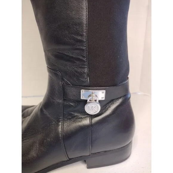 Michael Kors‎ women's black Hamilton tall boots size 7