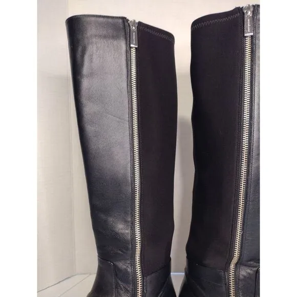 Michael Kors‎ women's black Hamilton tall boots size 7