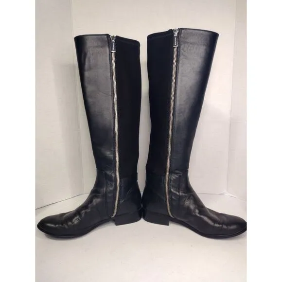 Michael Kors‎ women's black Hamilton tall boots size 7