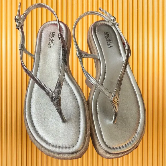 Michael Kors Women's Silver Sandals