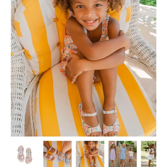 minnow x zimmerman island blossom sandals nwt