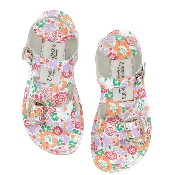 minnow x zimmerman island blossom sandals nwt
