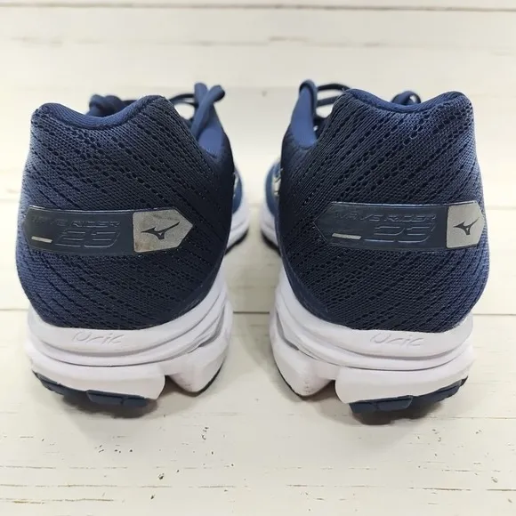 Mizuno Wave Rider 23 Mens 13 Blue Running Mesh Breathable Shoes Sneakers