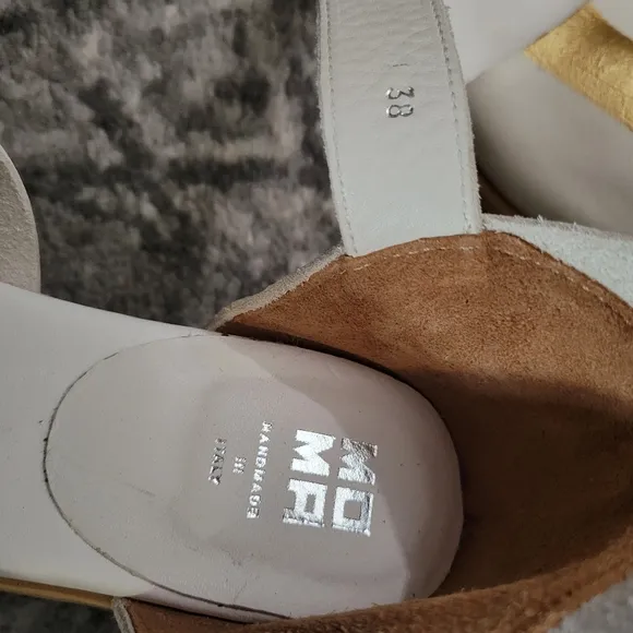 Moma Galena Sandals in Ivory Leather size 38
