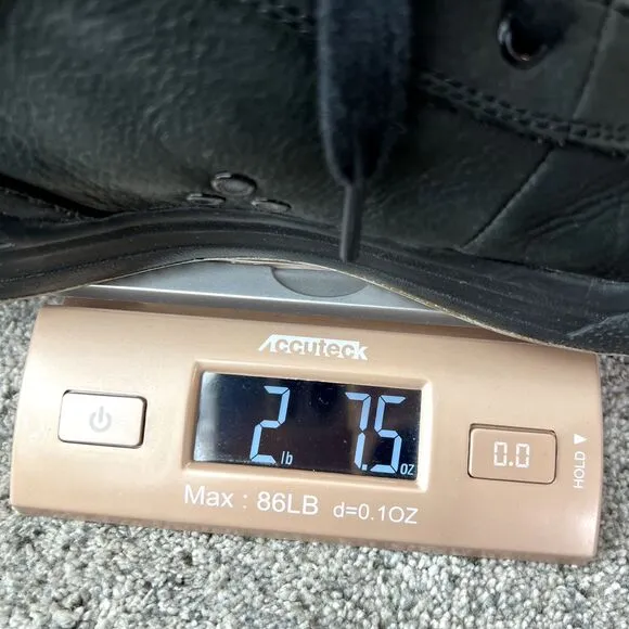 Mozo Natural Shoes Mens Size 13 Leather Slip Resistant Chef Food Service Black