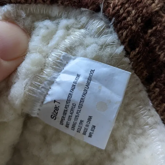 MUK LUKS Demi Foldover Water Resistant Winter Boots brown tall cuffed wool lined