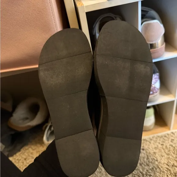 Naked feet Black Platform Sandals