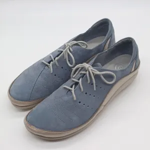 NAOT Kumara Casual Lace Up Shoes Feathery Blue Nubuck EU 42 US 11 Comfort