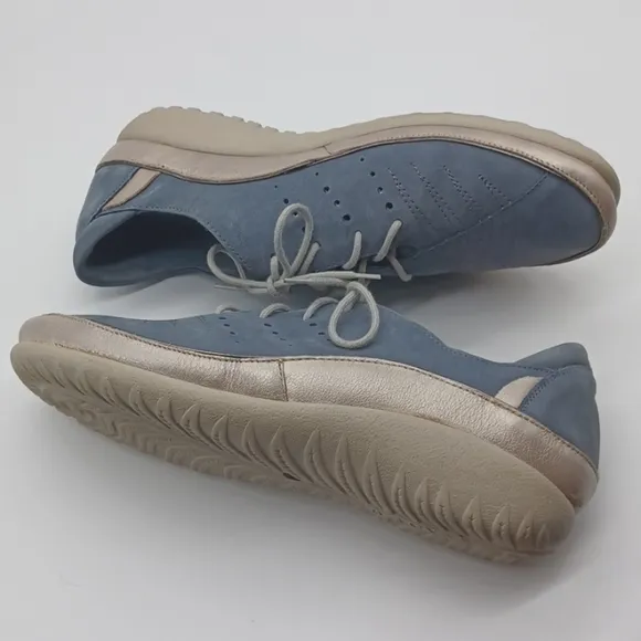 NAOT Kumara Casual Lace Up Shoes Feathery Blue Nubuck EU 42 US 11 Comfort