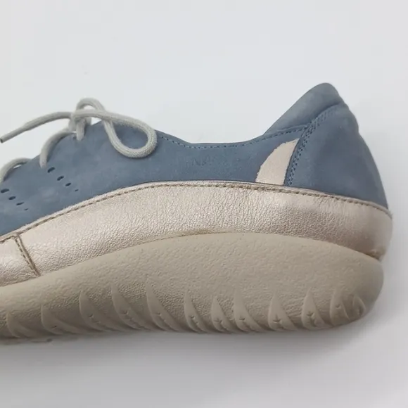 NAOT Kumara Casual Lace Up Shoes Feathery Blue Nubuck EU 42 US 11 Comfort