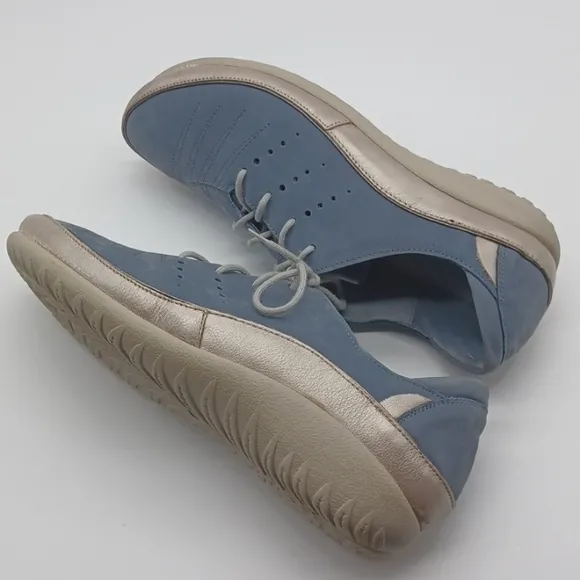 NAOT Kumara Casual Lace Up Shoes Feathery Blue Nubuck EU 42 US 11 Comfort