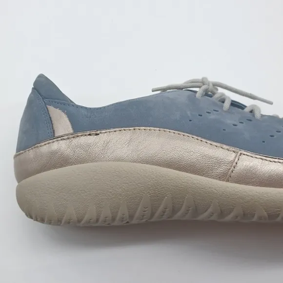 NAOT Kumara Casual Lace Up Shoes Feathery Blue Nubuck EU 42 US 11 Comfort