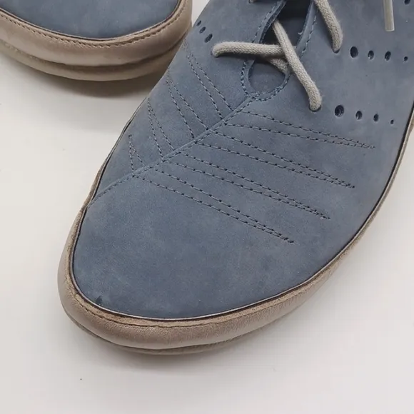 NAOT Kumara Casual Lace Up Shoes Feathery Blue Nubuck EU 42 US 11 Comfort