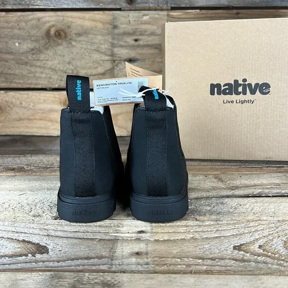 Native Kensington Treklite - Jiffy Black - Water Resistant - C9 - New in box