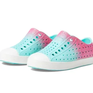 Native Shoes Kids Jefferson Bling Hollywood Hydrangea Bling/Shell White