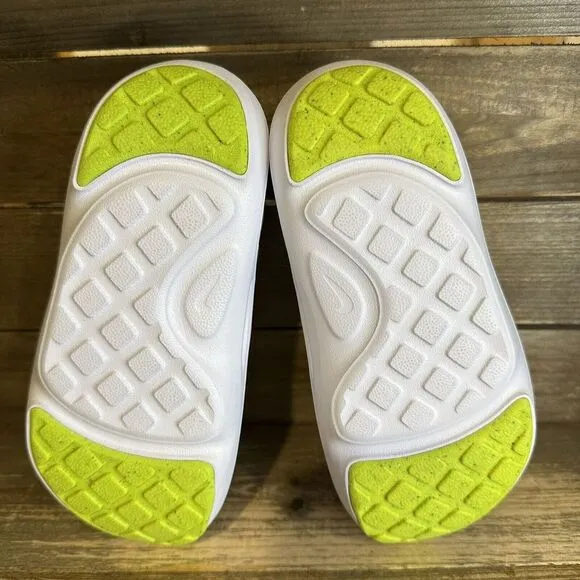 New $55 Little Kids Nike Aqua Swoosh Water/Land‎ White Shoes Sandals Size 13 C