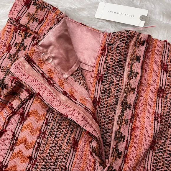 ✨NEW Anthropologie x Eva Franco | High Waist Textured Tie Waist Belted Shorts
