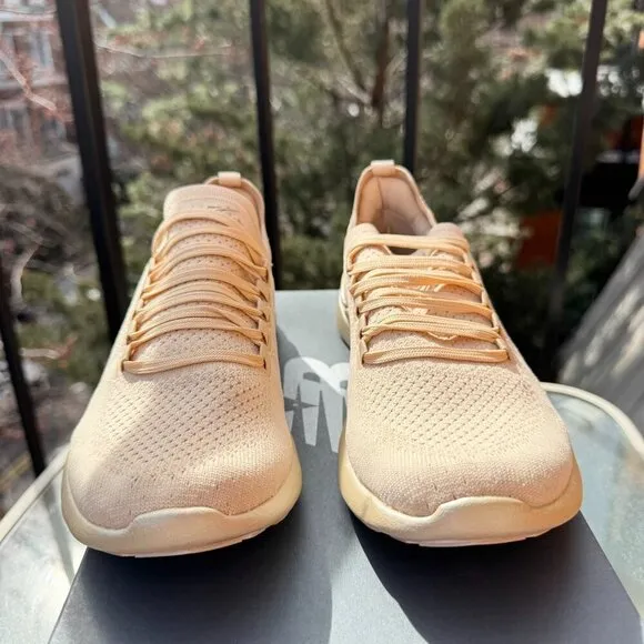 New APL TechLoom Breeze Sneaker Trainers Shoes Cream Women’s
