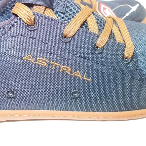 NEW Astral Loyak Shoes Navy Blue &amp; Brown Water Shoes Men's Size 10
