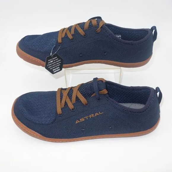 NEW Astral Loyak Shoes Navy Blue &amp; Brown Water Shoes Men's Size 10