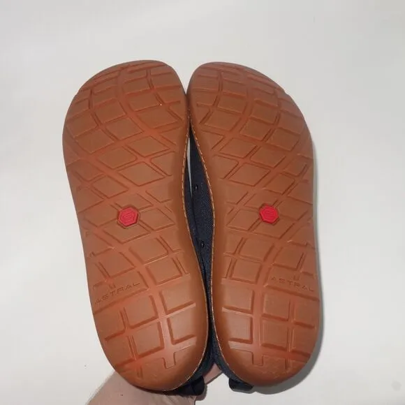 NEW Astral Loyak Shoes Navy Blue &amp; Brown Water Shoes Men's Size 10