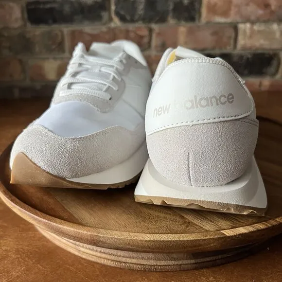 New Balance 237 Classic Gum Sneaker Shoes Cream Cloud White Womens 11.5 Mens 10