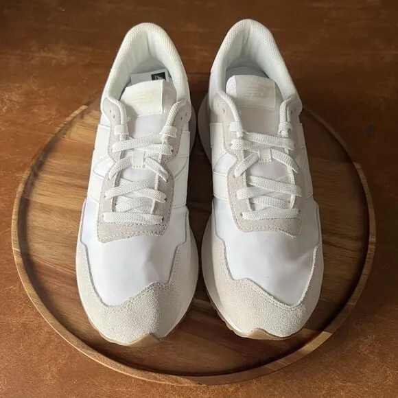 New Balance 237 Classic Gum Sneaker Shoes Cream Cloud White Womens 11.5 Mens 10