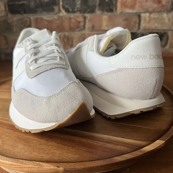New Balance 237 Classic Gum Sneaker Shoes Cream Cloud White Womens 11.5 Mens 10
