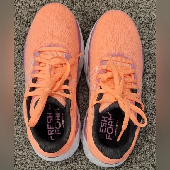 New Balance Fresh Foam x 840 Women's Size 5 B Peach/Purple Running Shoes