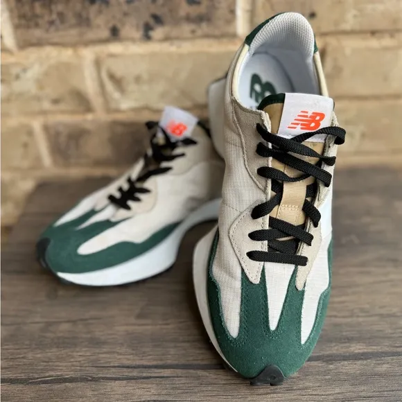 New Balance Mens 327 Trainers Shoes Incense Nightwatch Green Size 9.5