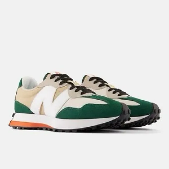 New Balance Mens 327 Trainers Shoes Incense Nightwatch Green Size 9.5