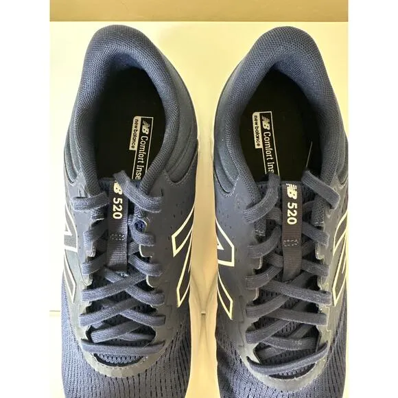 New Balance Men's 520 V7 Running Shoes Sneakers Lightweight Navy Blue Size 9