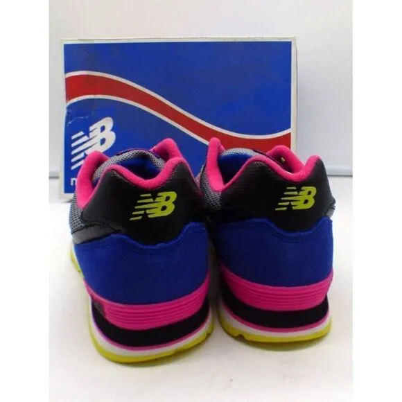 New Balance Youth 574 Shoes, Gray/Pink/Purple, Sz.4 (EUR 36)