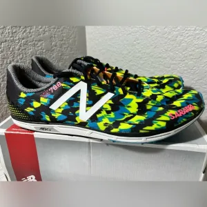 New Balance Men’s MXCS700M Sarava Running Training Shoes black green size 12